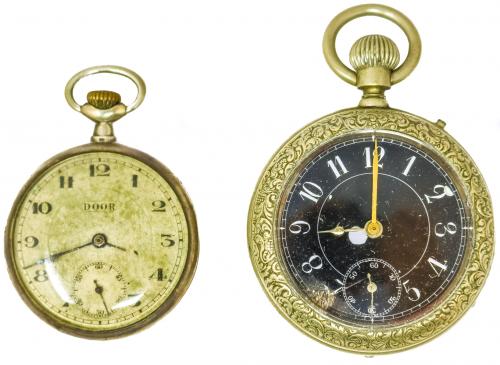 DOS RELOJES DE BOLSILLO DE PPS. DEL S.XX