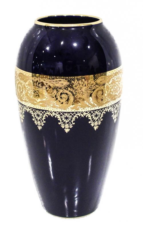 JARRÓN DE PORCELANA FRANCESA DE LIMOGES