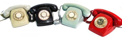 LOTE DE CUATRO TELEFONOS AÑOS 70