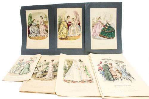 COLECCIÓN DE LÁMINAS DE MODA DEL S. XIX