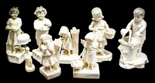 LOTE DE FIGURAS EN BISCUIT