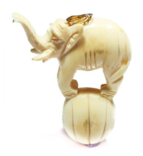COLGANTE MARFIL Y ORO