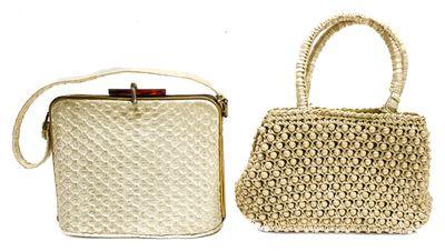 DOS BOLSOS DE SEÑORA PRIMER TERCIO DEL SIGLO XX