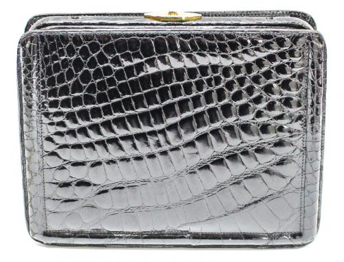 BOLSO DE SEÑORA EN PIEL DE COCODRILO