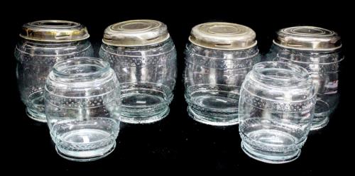 CONJUNTO DE SEIS TARROS DE COLMADO