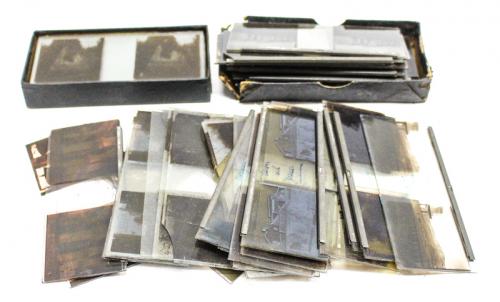 LOTE DE CINCUENTA PLACAS FOTOGRAFICAS