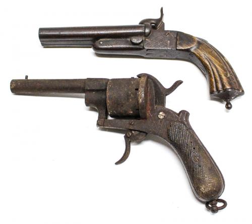 REVÓLVER Y PISTOLA LEFAUCHEAUX