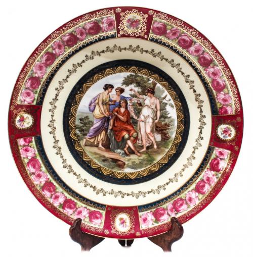 PLATO VIENÉS EN PORCELANA