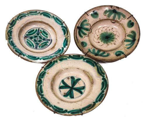 TRES PLATOS ARAGONESES S.XVIII