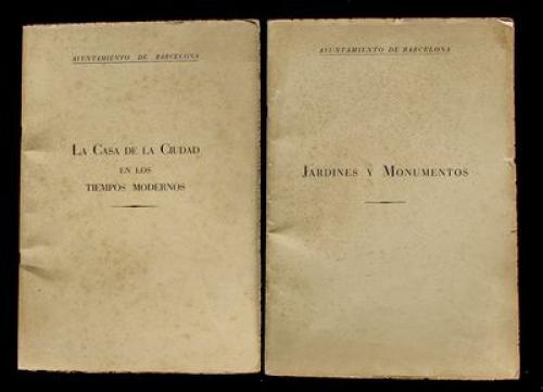 DOS PUBLICACIONES DEL AYUNTAMIENTO DE BARCELONA
