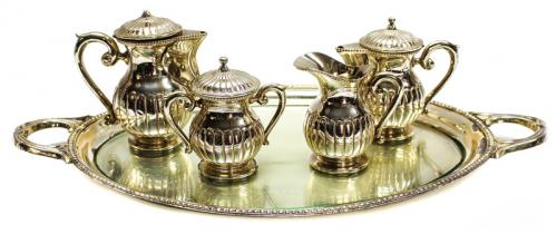 SERVICIO PARA CAFÉ Y TÉ MEDIADOS DEL SIGLO XX