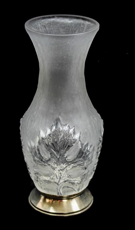 JARRON FLORERO EN CRISTAL