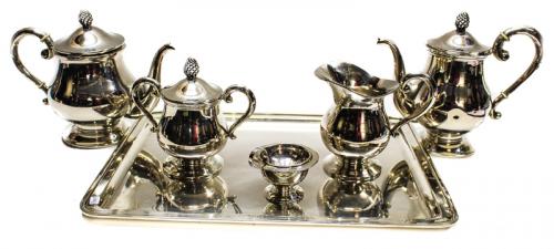 JUEGO DE CAFÉ DE PLATA
