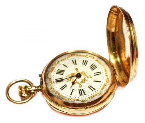 RELOJ DE BOLSILLO ORO S.XIX