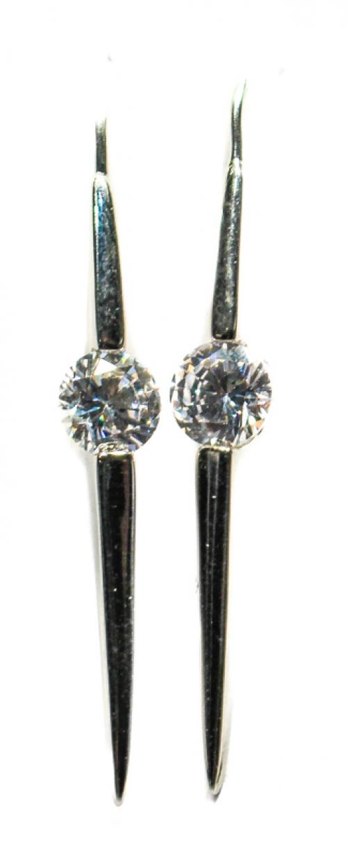 PENDIENTES PLATA Y CIRCONITAS
