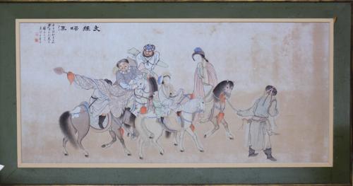 KAKEMONO CHINO DEL SIGLO XVIII