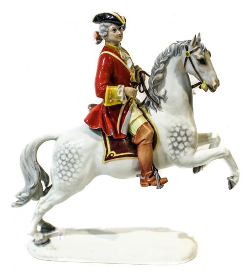 "CABALLERO" EN PORCELANA ROSENTHAL