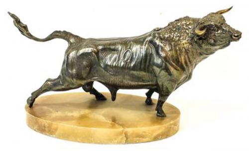 FIGURA DE BRONCE "TORO"