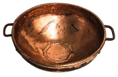 OLLA DE ASAS EN COBRE