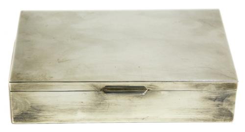 CAJA TABAQUERA EN PLATA