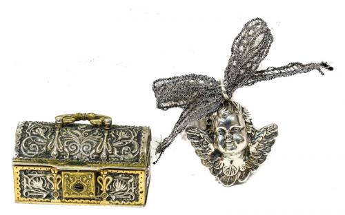 LOTE VARIADO EN PLATA Y METAL