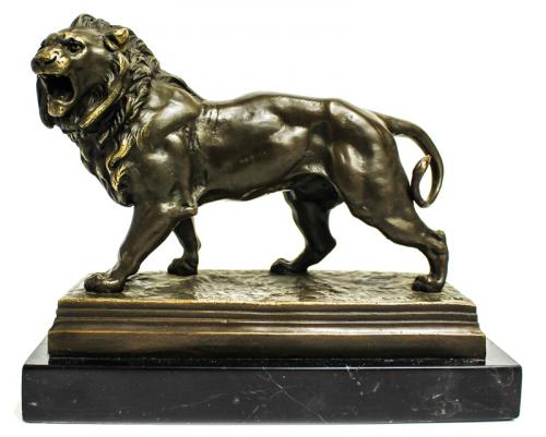 FIGURA EN BRONCE "LEÓN"