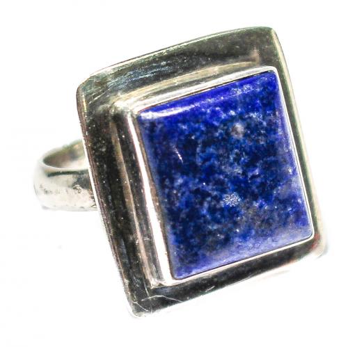 ANILLO DE PLATA CON LAPISLÁZULI