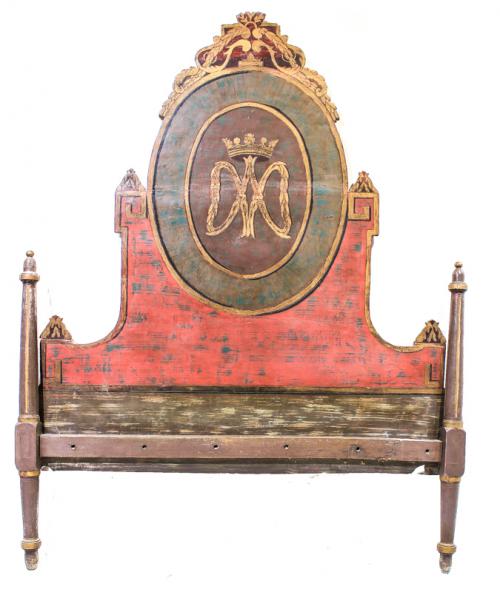 CABEZAL DE CAMA  OLOTINA S.XIX