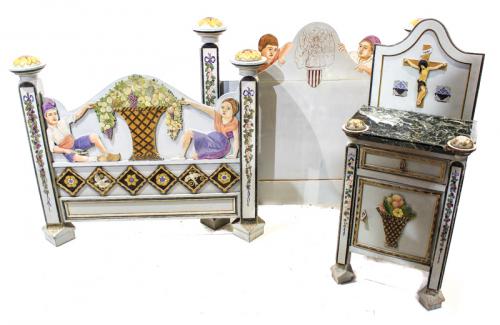 CONJUNTO DE CAMA Y MESITA DE NOCHE PARA NIÑO