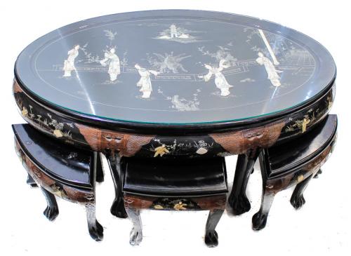MESA DE CENTRO ORIENTAL