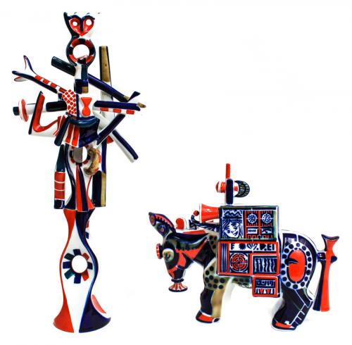 DOS FIGURAS DE CERÁMICA DE SARGADELOS