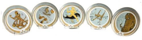 CINCO PLATOS DE SALVADOR DALÍ