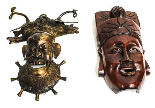 DOS MÁSCARAS BALINESAS