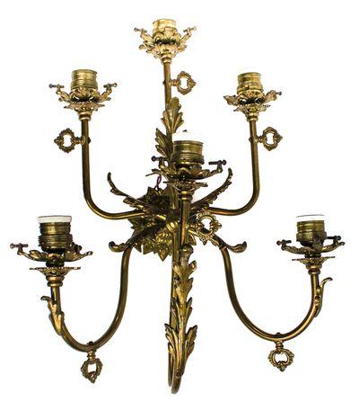 APLIQUE DE PARED EN BRONCE