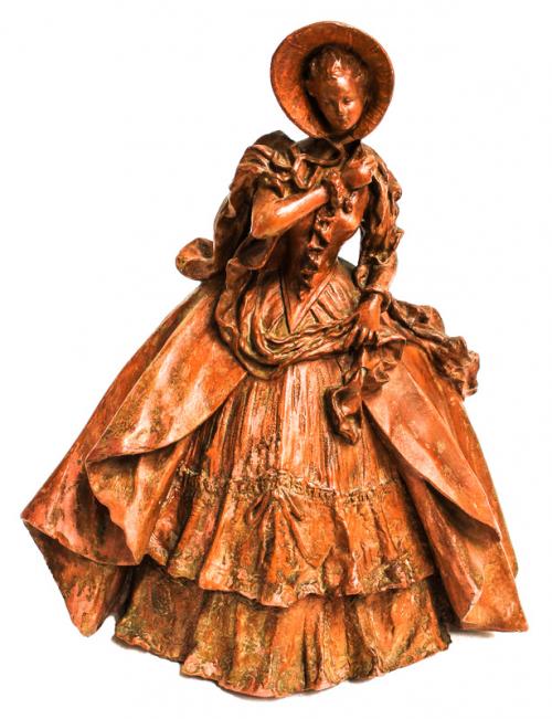 ESCULTURA EN TERRACOTA "DAMA"