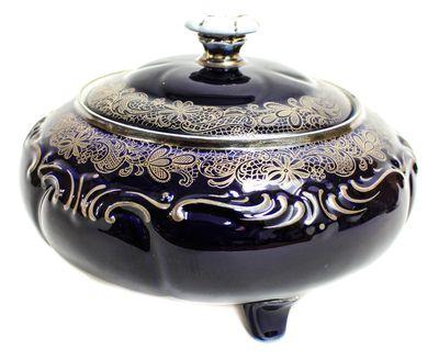 GRAN CAJA EN PORCELANA ALEMANA. PRINCIPIOS DEL SIGLO XX