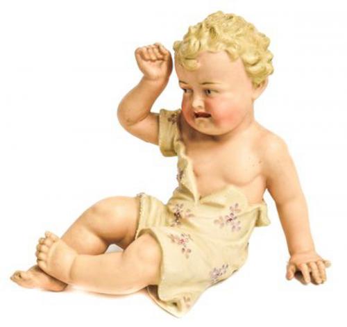 FIGURA EN BISCUIT PRINCIPIOS DEL SIGLO XX