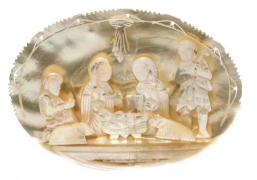 "NACIMIENTO" EN MADREPERLA