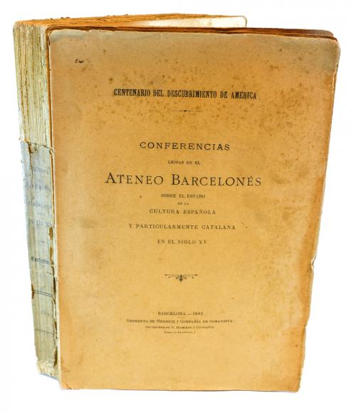 "CONFERENCIAS LEIDAS EN EL ATENEO BARCELONÉS"