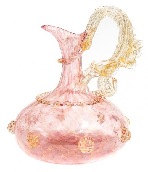 JARRA DE VIDRIO SOPLADO DE MURANO