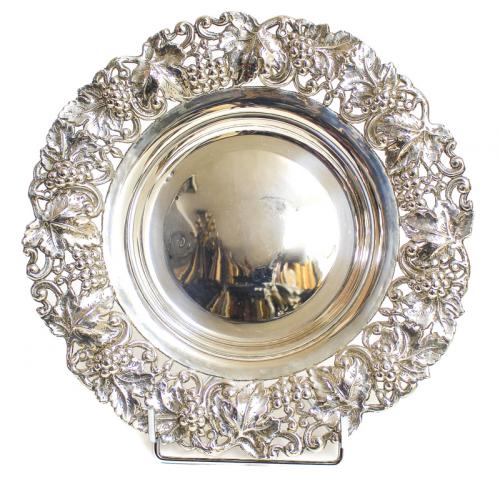 GRAN CENTRO DE MESA EN PLATA