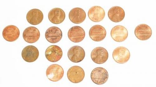 LOTE VARIADO DE CÉNTIMOS DE ESTADOS UNIDOS