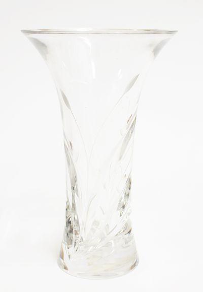 JARRÓN FLORERO EN CRISTAL