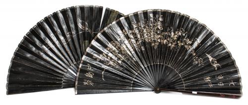 PAREJA DE ABANICOS JAPONESES
