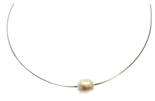 GARGANTILLA CON PERLA CULTIVADA
