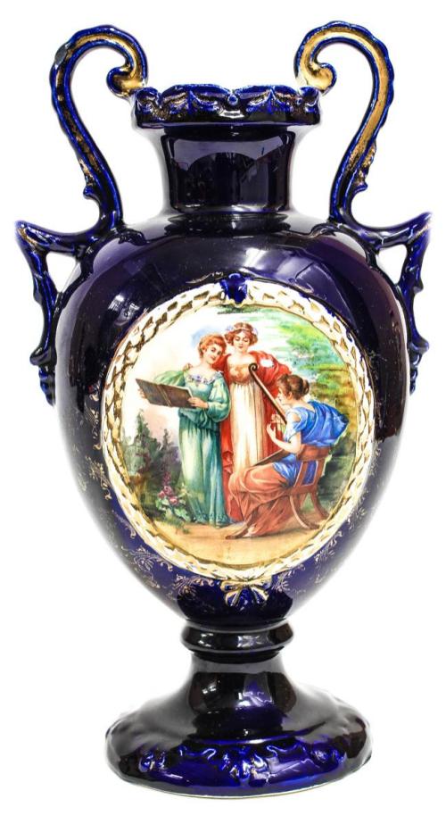 JARRÓN EN PORCELANA PRINCIPIOS DEL SIGLO XX