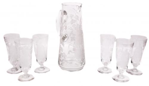 JUEGO DE REFRESCO ART NOUVEAU.