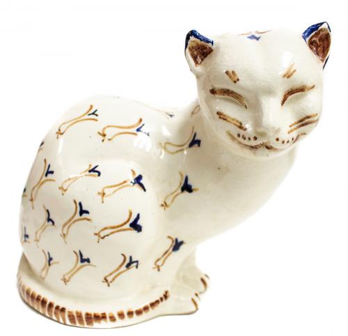 FIGURA EN PORCELANA DE MEDIADOS DEL SIGLO XX "GATO"