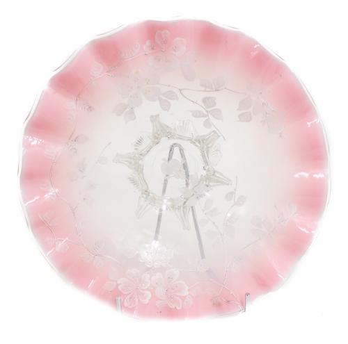 CENTRO DE MESA EN CRISTAL PRIMER TERCIO S.XX