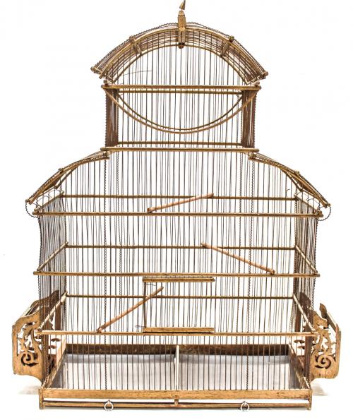 JAULA PARA PÁJAROS PRIMERA MITAD DEL SIGLO XX